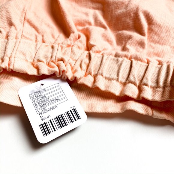 NWT urban outfitters peach cut off high rise short - Picture 6 of 6